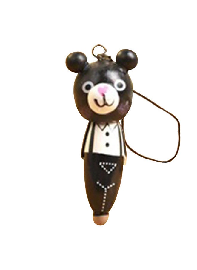 Generic - Cute Cartoon Animal Mini Fat Ballpoint Pen Portable Writing Pen Mobile Phonestrap Phonechain For Children Kids Girls Boys Home Office Stationery Supplies -0.5mm Pentip Black Ink (Random Pen Type) - Image 1