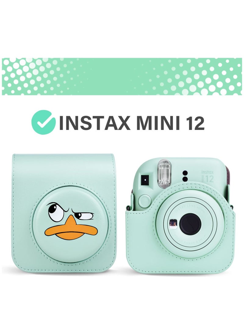Generic Protective Case Compatible with Mini 12 Instant Film Camera with Accessory Pocket and Adjustable Strap (duck)  - Image 5