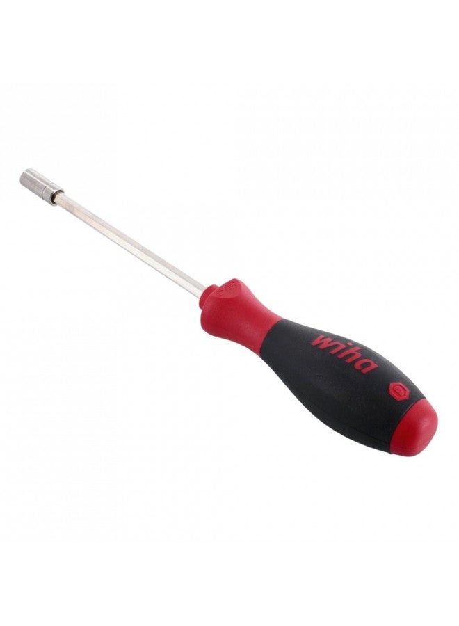 Wiha 38450 Bit Holding Screwdriver with SoftFinish Handle, 1/4" x 125mm - Image 1