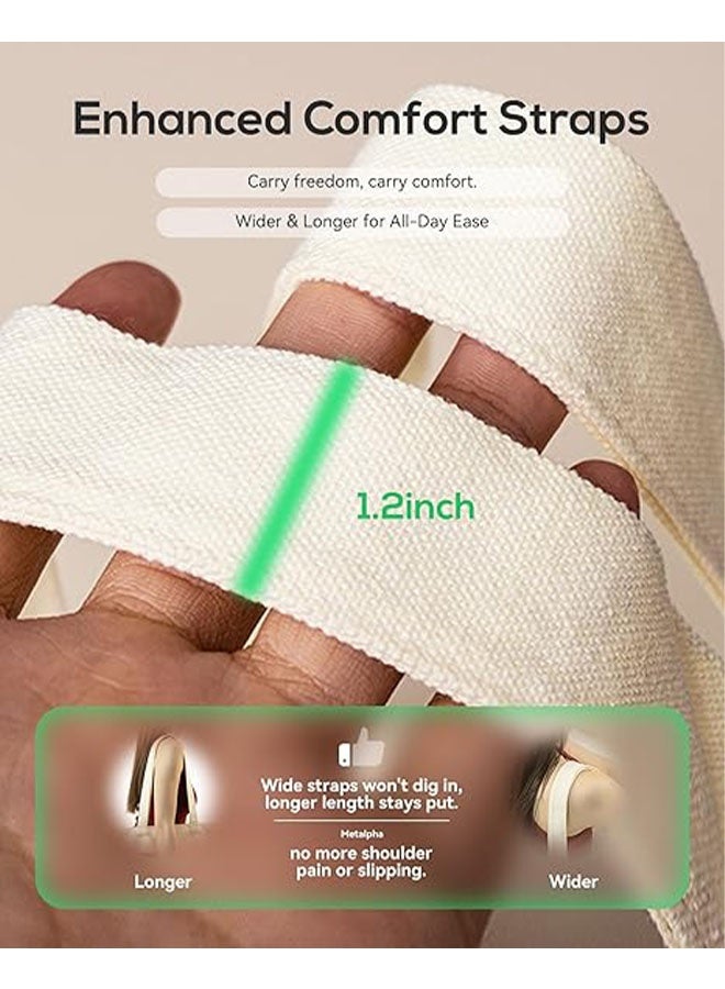 حقيبة يد نسائية أنيقة بسعة كبيرة - حقيبة قماشية قابلة لإعادة الاستخدام بطبعتين، حقيبة تسوق فنية صديقة للبيئة - Image 3