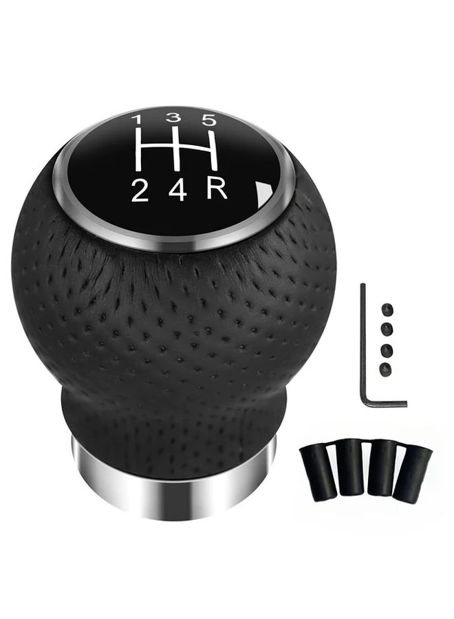 Universal Aluminum 5 Speed Manual Shift Knob Gear Shift Head With 4 Adapters For Most Vehicles Car Modifications - Image 5