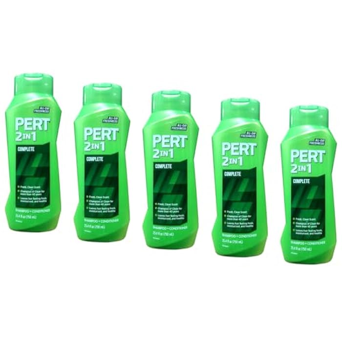 Pert Classic Clean 2 In 1, For Normal Hair 25.4 oz (Pack of 5) - Image 1