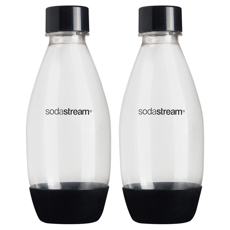sodastream 0.5L Twin Pack Dishwasher Safe Slim Bottle (Black) - Image 4