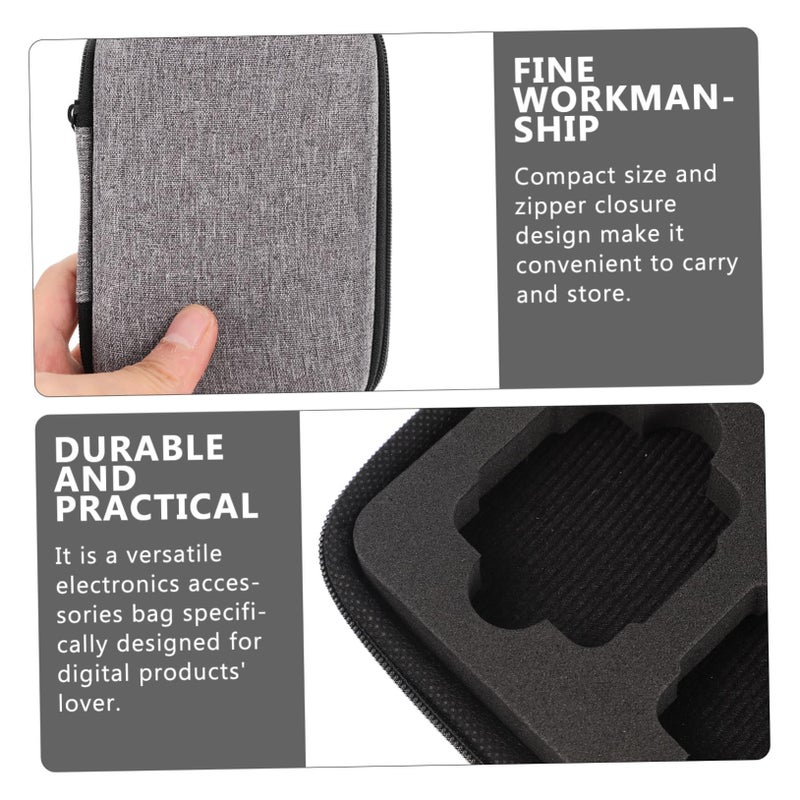 2 Pack Microphone Storage Pouch Portable Audio Mic Protective Bag Black - Image 5