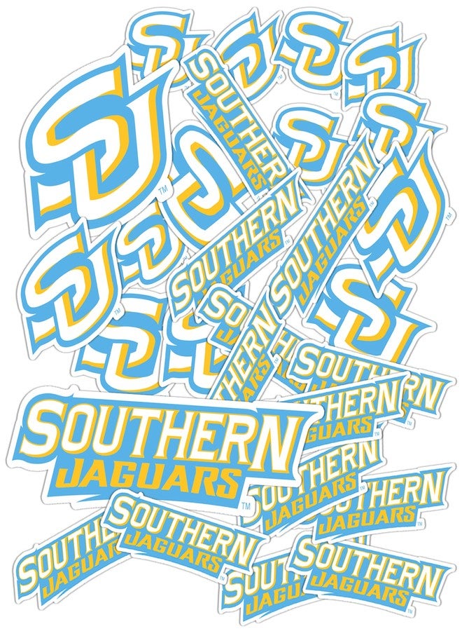 Desert Cactus Southern University Sticker Jaguars Vinyl Decals Laptop Water Bottle Car Scrapbook Sheet T1 (Type 1-1) - Image 1