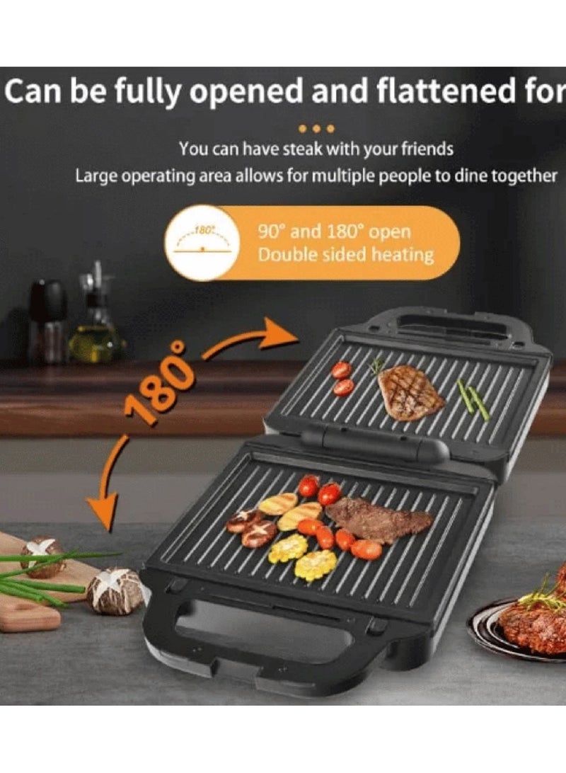 sokany Sokany 2*1 Large Toaster 1400W KJ-08062 Non-stick coating Heat-resistant plastic body Power indicator Fixing clip Easy to use Easy to carry and store - 1 year warranty - Image 2