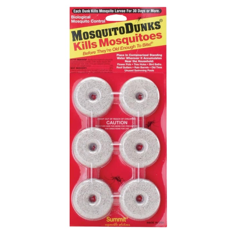 SUMMIT Insect Mosquito Dunk 6PK - Image 1