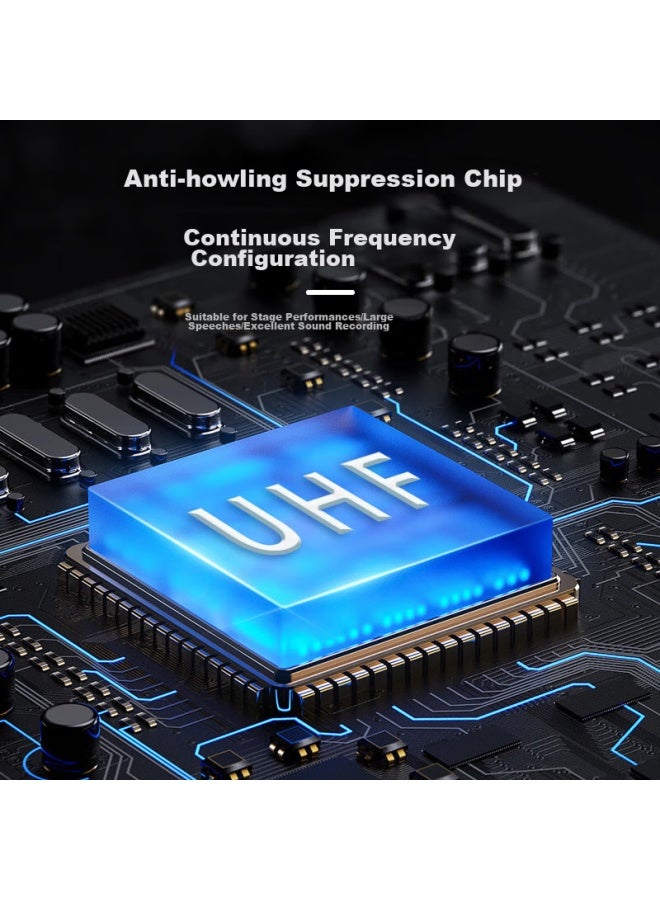 Sast Professional Wireless Microphone For Stage Performance, Conference, Speech Ktv Singing, Anti-interference Uhf Fm Microphone Ok-104 Professional - Image 2