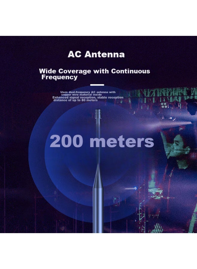 Sast Professional Wireless Microphone For Stage Performance, Conference, Speech Ktv Singing, Anti-interference Uhf Fm Microphone Ok-104 Professional - Image 4