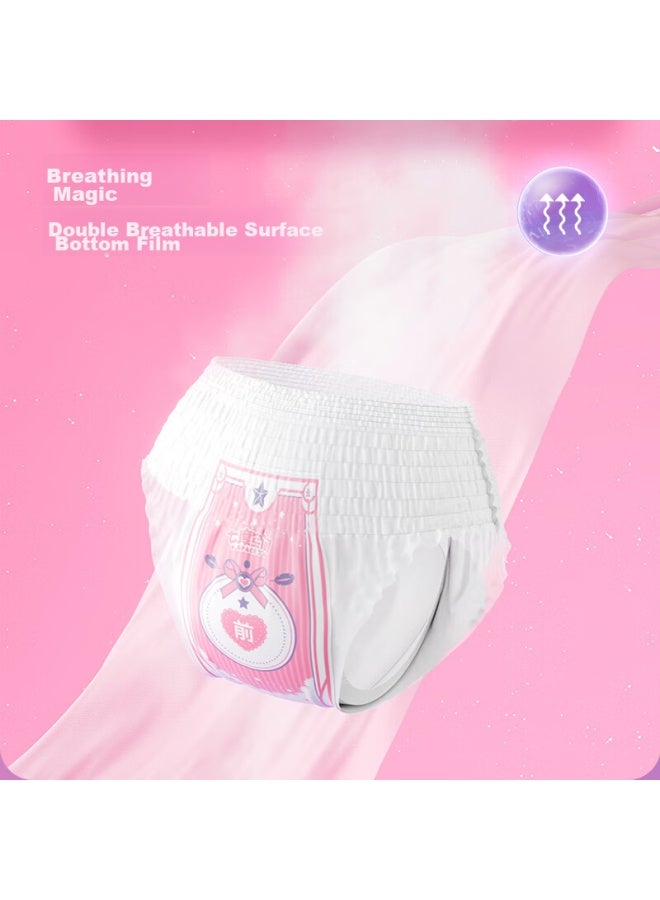 Space 7 Qidukongian Mengshuai Anxin Pants, Extra-long Overnight Panty-style Sanitary Napkins, M-l Size, 12 Pieces, Formaldehyde-free, No Migratable Fluorescent Agent - Image 4