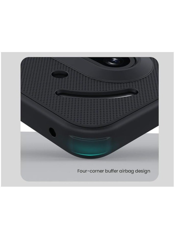 Nillkin Nothing Phone 3a Case Super Frosted Shield Pro Matte All-Round Protection Anti-scratch Slim Luxury Hard Back PC+TPU Cover Raised Bezel Camera Protect Cover for Nothing Phone (3a) Black - Image 3