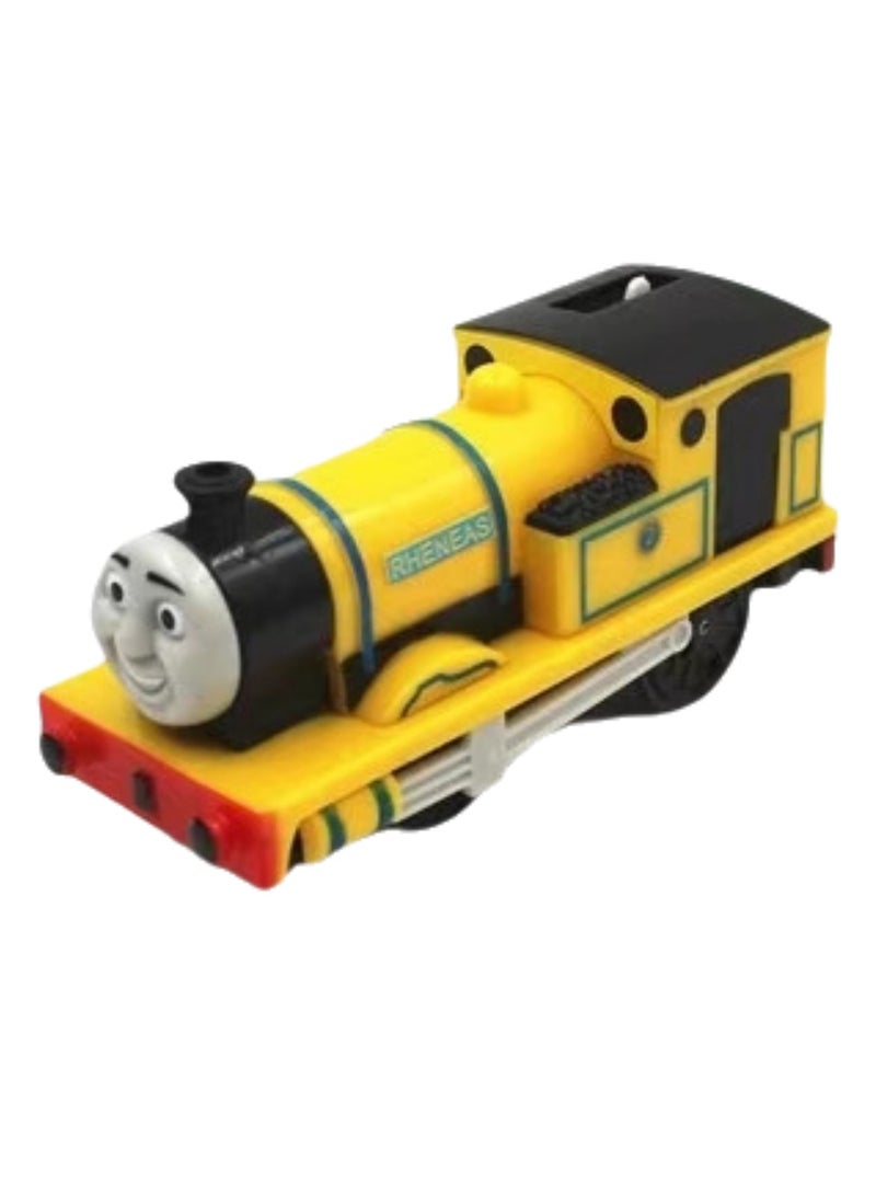 SKMEI Tank Engine Yellow Electric Track Educational Toy for Kids, Toddler Train Toy Suitable for 3 4 5 6 7 8 Years Old Boys and Girls - Image 1