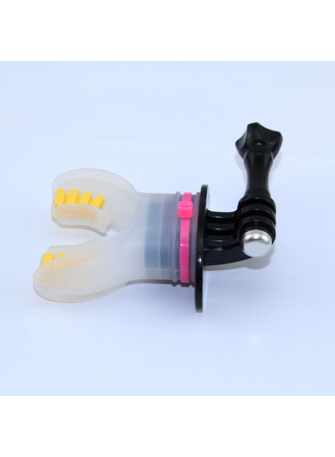 Generic For GoPro13 For DJI 5pro Ace Sports Camera Universal Surfing Braces Bite Mouth Surfing Diving Braces-color:Type C  - Image 5