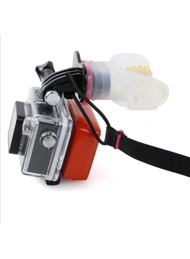 Generic For GoPro13 For DJI 5pro Ace Sports Camera Universal Surfing Braces Bite Mouth Surfing Diving Braces-color:Type C  - Image 2