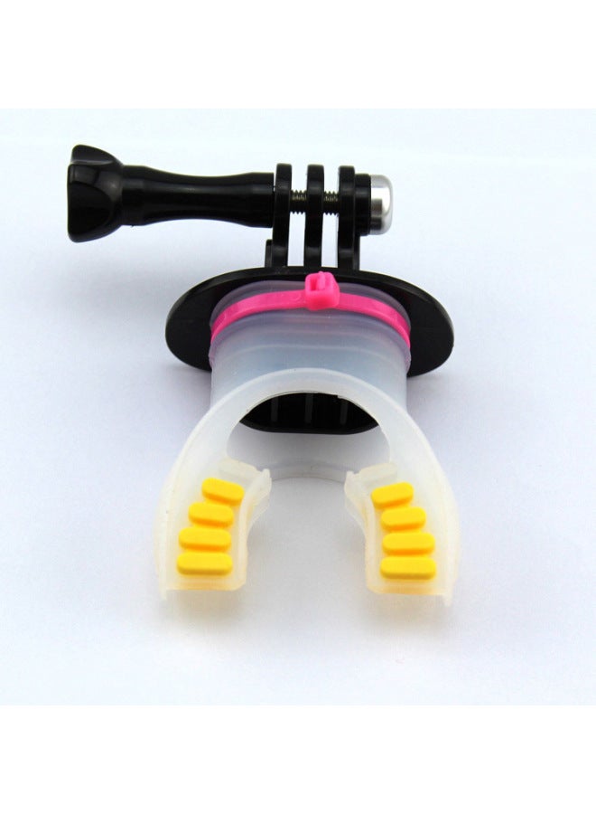 Generic For GoPro13 For DJI 5pro Ace Sports Camera Universal Surfing Braces Bite Mouth Surfing Diving Braces-color:Type C  - Image 4