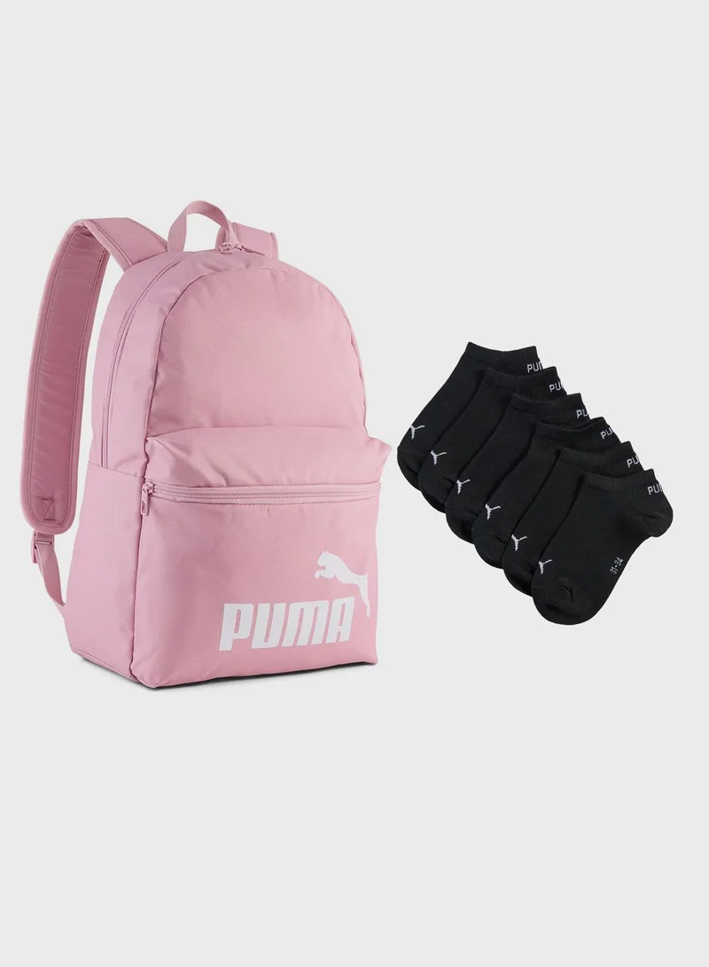 PUMA phase backpack with socks