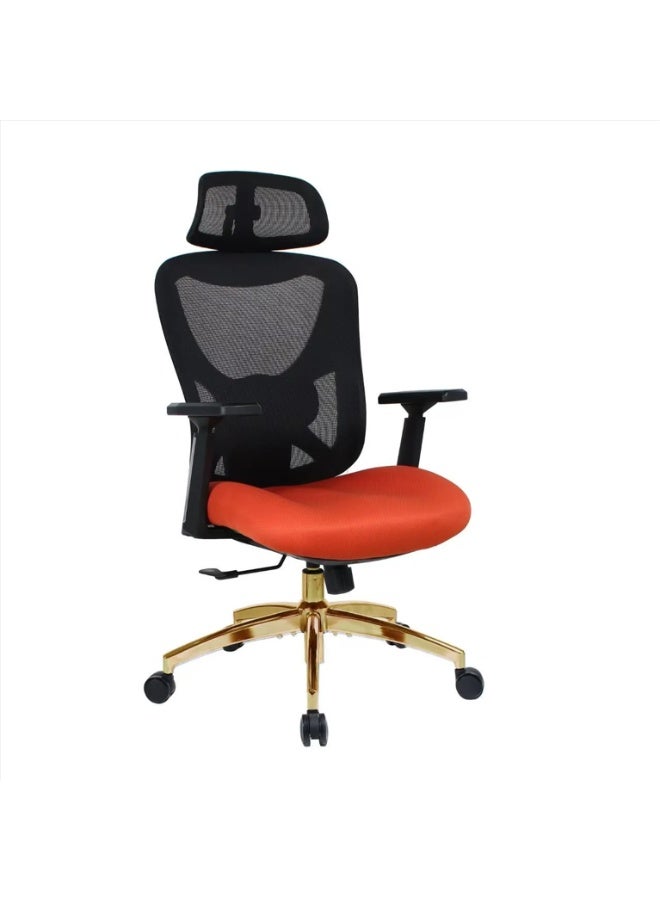 Mesh Ergonomic Office Chair With Footrest Oversized W Shaped Seat Gaming Chair - Image 1