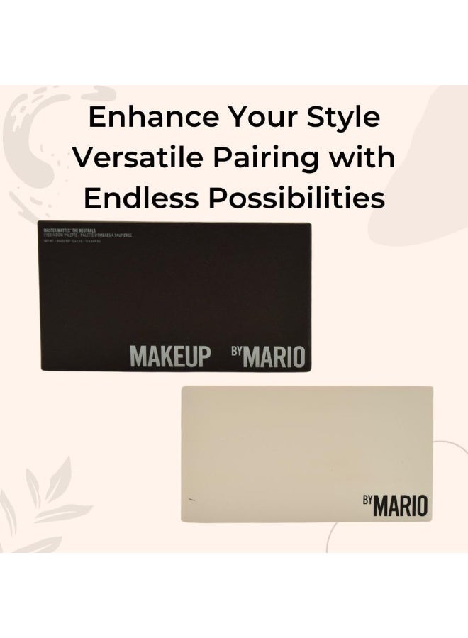 مكياج ماريو باليت ظلال العيون Makeup By Mario ميك أب باي ماريو ماستر ماتس ذا نيوترلز 0.65 أونصة – ألوان نيود مطفية احترافية - Image 5