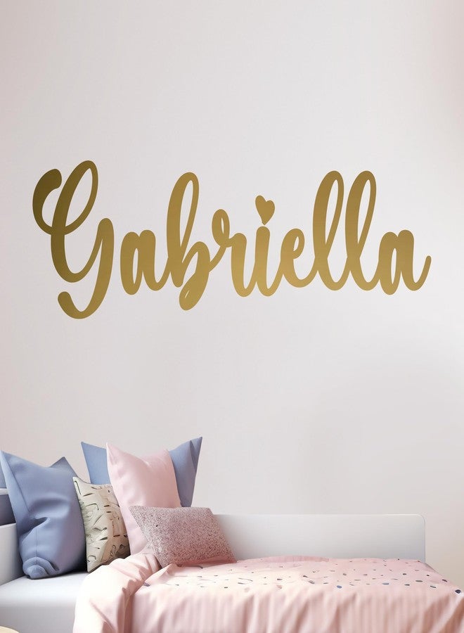 EGD Custom Letters Wall Decals | Personalized Name with Fancy Font | Baby & Kids Room Decor | Multiple Colors (Cursive Fancy) - Image 1