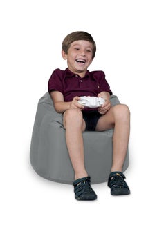 ANDERSON ANDERSON Ultra Soft Small Luxury Waterproof Bean Bag Chair Filling With Beans Highly Comfortable Suitable For Kids Grey Colour 
