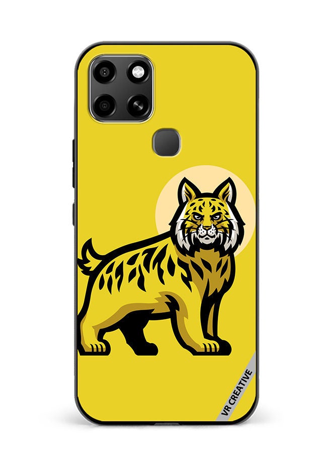 VR CREATIVE Protective Case Cover For Infinix Smart 6 Bobcat Design Multicolour - Image 1