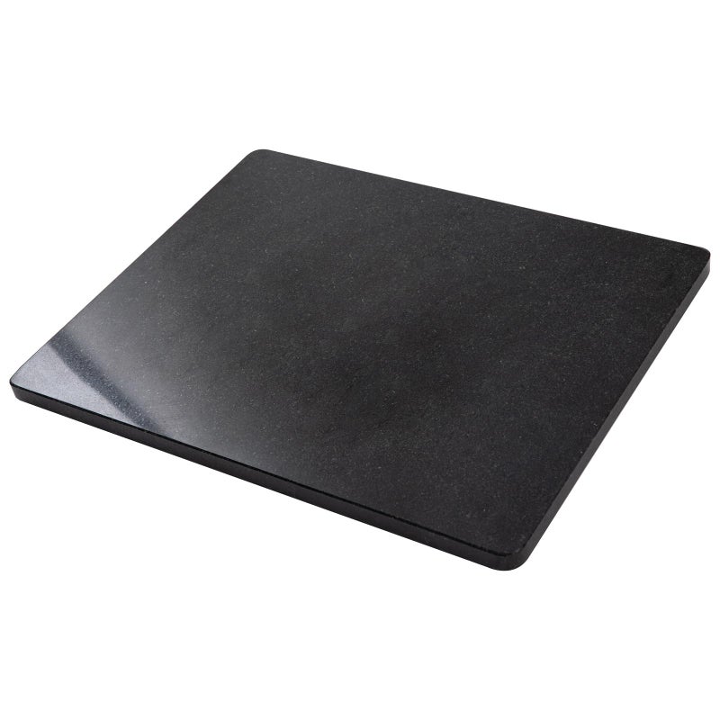 Adolif Black Granite Cutting Board, 16x20 Inch Large Marble Pastry Board, Stone Cutting Boards For Kitchen, Pack Of 1 Piece - Image 1