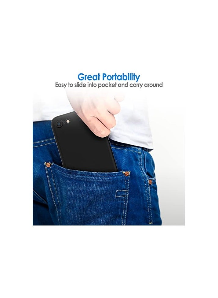 جي تيك حافظة JETech رفيعة (سُمك 0.85 مم) لهاتف iPhone 13 Pro Max مقاس 6.7 بوصات، غطاء عدسة الكاميرا حماية كاملة، كمبيوتر صلب غير لامع وخفيف الوزن للغاية، يدعم الشحن اللاسلكي (أسود) - Image 5