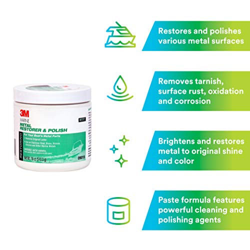 3M Metal Restorer and Polish, 09019, 18 oz Paste - Image 4