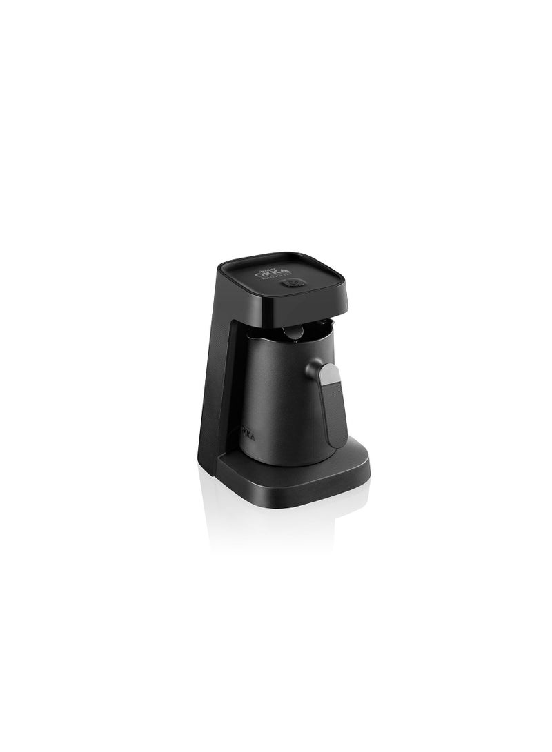 arzum okka Arzum Okka Minio Jet Turkish Coffee Maker -OK0017-K- Black/Chrome  - Image 2