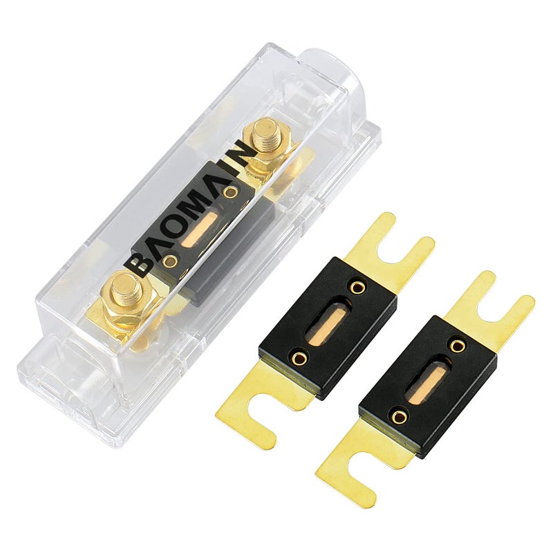 Baomain 350A ANL Fuse Holder Kit with 3 Fuses – for Car Audio & 12V/24V Systems (350 Amp.) - Image 2