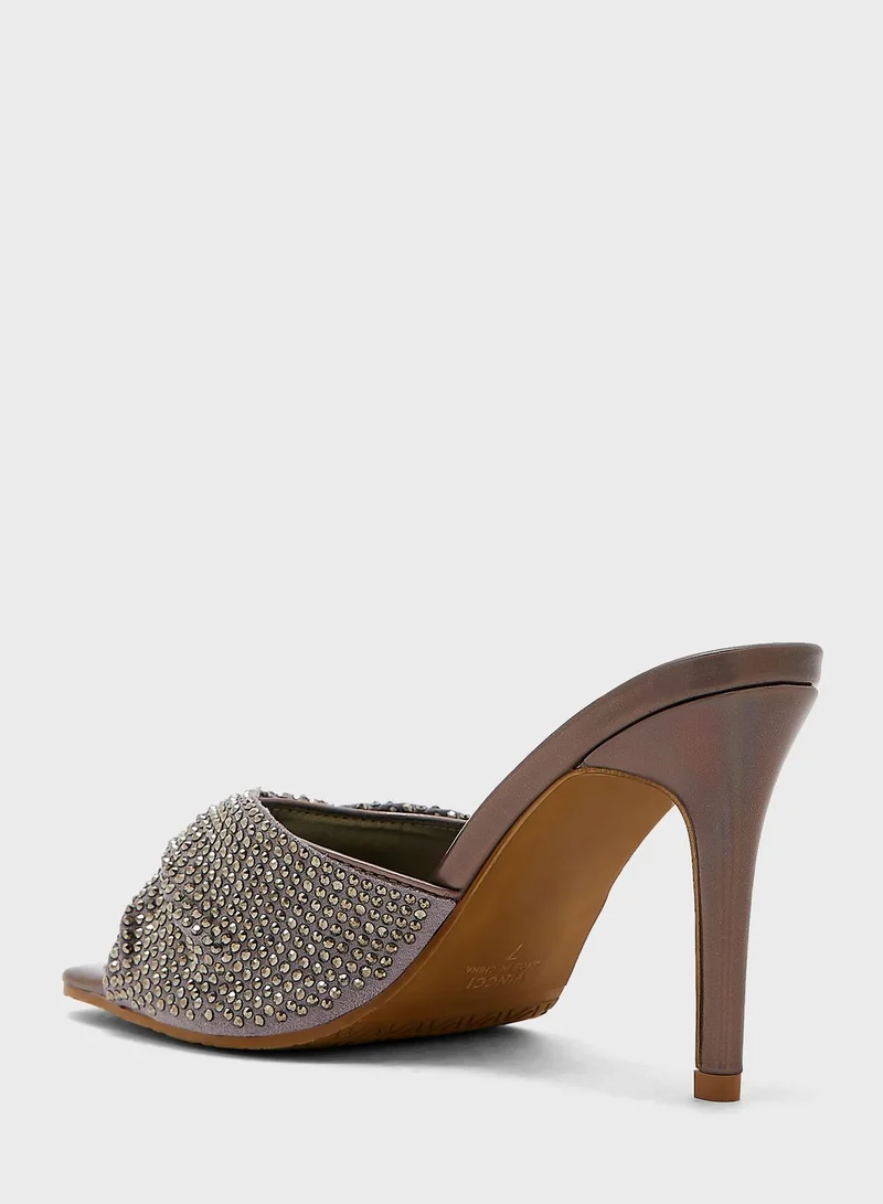 Vincci One Strap High Heel Sandals