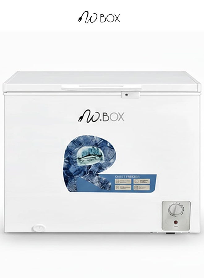 W.BOX 291 Liters Chest Freezer 10.2 Cu.Ft, Fast Cooling , Safety Lock And Key, Low Noise, Energy Saving, 2 Years Warranty | WBC320F - Image 1
