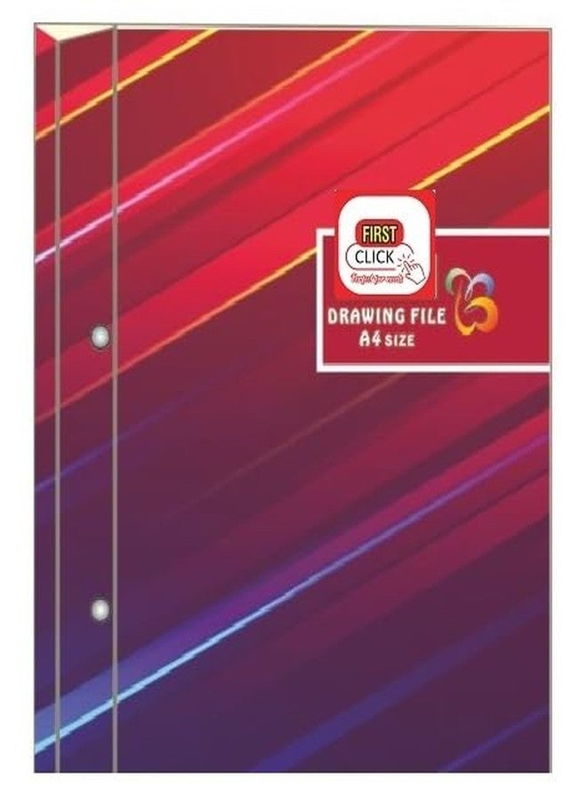 FIRST CLICK Fancy Files for Documents Drawing File Record Files Paper Filling Folder File Cover 4 pcs The Cover Design of The Folders is Subject to Change depending on Stock Availability - Image 3