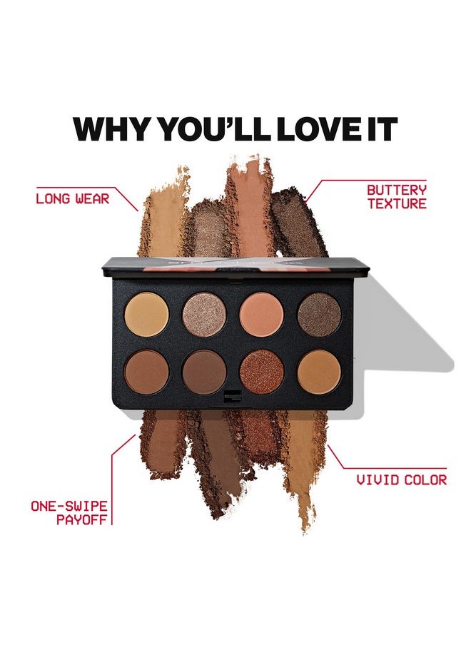 SmashBox Smashbox Always On Mood Board Eye Shadow Palette | High Pigment + Shimmer, 0.24 Ounce, Cozy Vibes  - Image 4