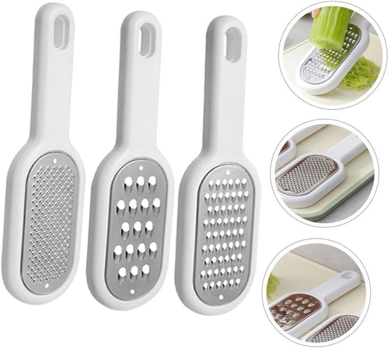 Stainless Steel Ergonomic Handheld Grater Multi Function Vegetable Slicer for Kitchen - Image 5