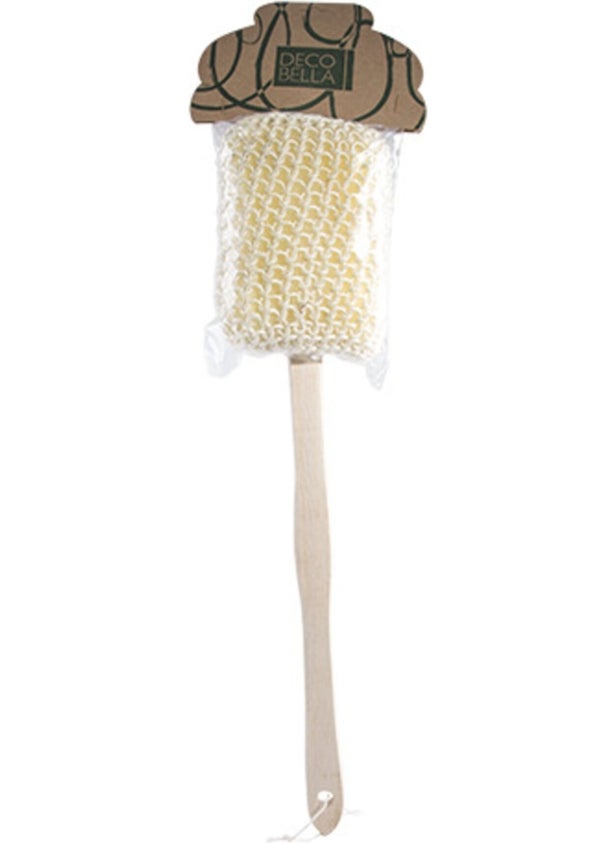 DECOBELLA Wooden Handle Bath Washcloth  - Image 2