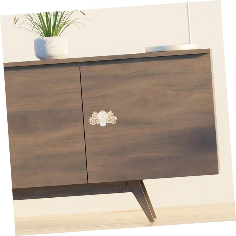 Silver Butterfly Cabinet Handles 2pcs Modern Metal Drawer Knobs for Dresser Cupboard Pulls - Image 5