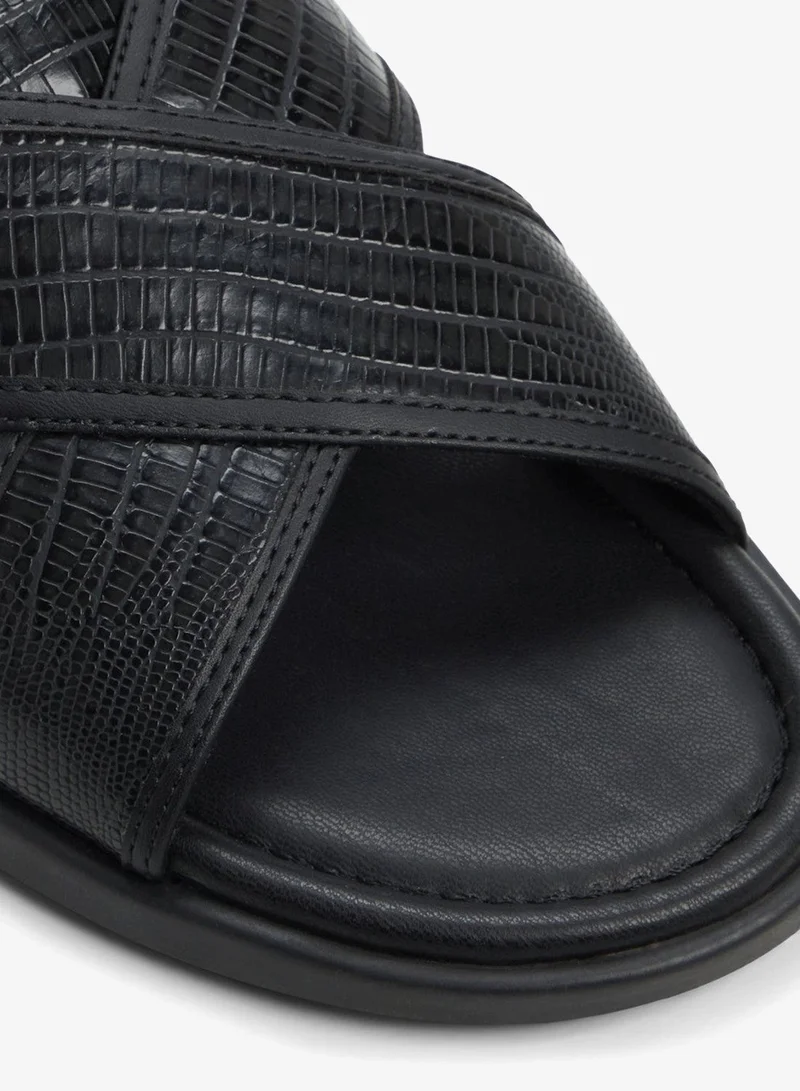 ALDO  OLINO Textured Comfort Sandals for Men | Best Price UAE