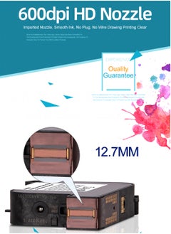 Demin 2790K Original Solvent Quick Dry Ink Cartridge Original Aqueous Water Soluble Ink Cartridge Replacement Handheld Inkjet Printer MX3S/D10 (Black)  - Image 3
