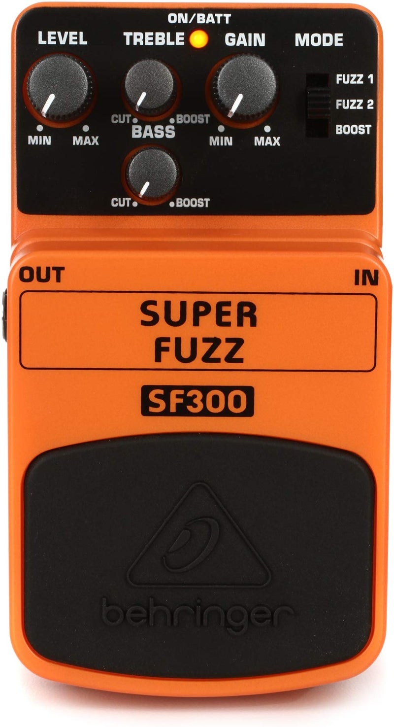 Behringer Super Fuzz SF300 3-Mode Distortion Effects Pedal - Image 1