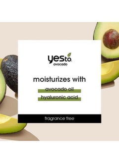 Yes To Avocado Fragrance Free Daily Eye Cream Nourishing Eye Treatment To Hydrate Under Eye Skin & Smooth Fine Lines With Hyaluronic Acid & Omega 3Fatty Acids Natural & Cruelty Free 0.5 Fl Oz  - Image 4