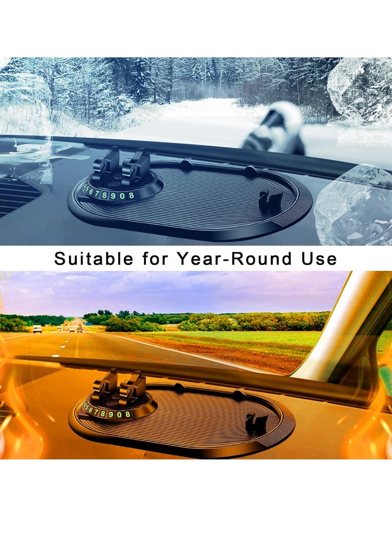 Generic Car Anti-Slip Mat Auto Phone Holder, Multifunction Rotatable Car Anti Slip Mat Phone Holder, Anti Slip Phone Mat for Car, Dashboard Cell Phone Holder, Car Dash Phone Holder for Phones, Keys, Gadgets - Image 4
