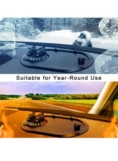Generic Car Anti-Slip Mat Auto Phone Holder, Multifunction Rotatable Car Anti Slip Mat Phone Holder, Anti Slip Phone Mat for Car, Dashboard Cell Phone Holder, Car Dash Phone Holder for Phones, Keys, Gadgets  - Image 5
