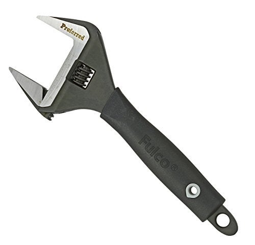 Proferred Plumbing Adjustable Wrench, Black Phosphate Finish, 4 Available Size Options 6-inch, 8-inch, 10-inch, 12-inch - T08004 - Image 1