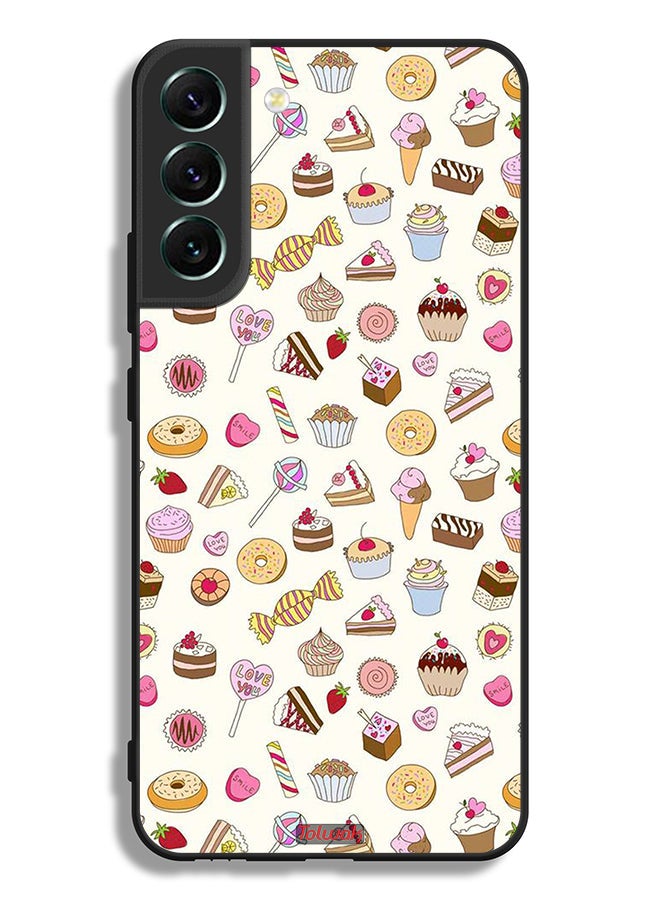 Tolwak Samsung Galaxy S22 Plus 5G Protective Case Cover Pattern Of Favorite Items - Image 3