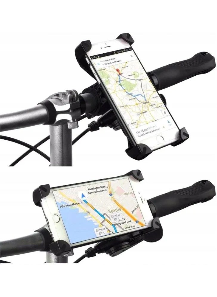 Generic Universal Adjustable Bicycle Mount Mobile Holder For iPhone And Samsung  - Image 3