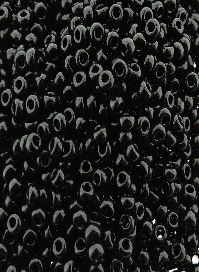 Miyuki Loose Beads, Opaque Black - Image 1