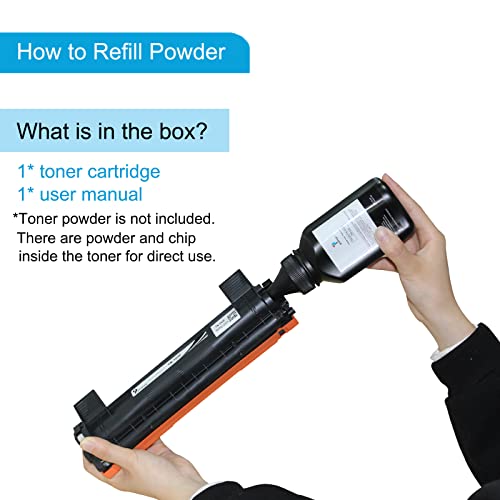 proffisy TN-1020 Toner Cartridge, Easy Refill TN-1020 Cartridge Compatible with Brother HL 1111,1201,1211w,DCP-1514,DCP-1511,DCP-1601,DCP-1616nw,MFC 1911nw,MFC-1811, MFC-1814 (1pcs) - Image 2