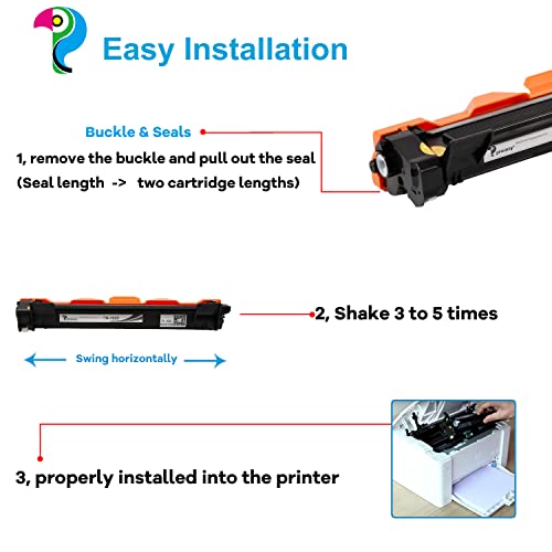 proffisy TN-1020 Toner Cartridge, Easy Refill TN-1020 Cartridge Compatible with Brother HL 1111,1201,1211w,DCP-1514,DCP-1511,DCP-1601,DCP-1616nw,MFC 1911nw,MFC-1811, MFC-1814 (1pcs) - Image 5