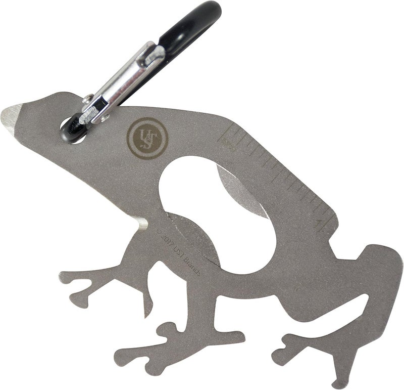 UST Tool-a-Long Multi-Tool Carabiners with Durable, Compact Stainless Steel Construction for Hiking, Kayaking, Camping, Travel and Outdoor Survival - Image 1